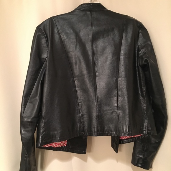 🌟EUC: 1020 by nicole Lined Leather Moto Jacket - Picture 5 of 8